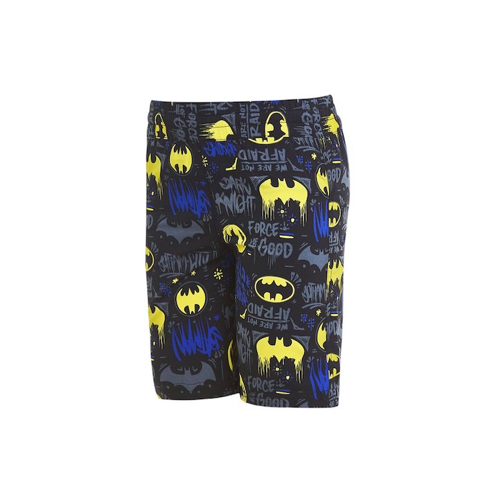 Zoggs - Boy's Batman Printed Water Shorts (Black/Yellow)